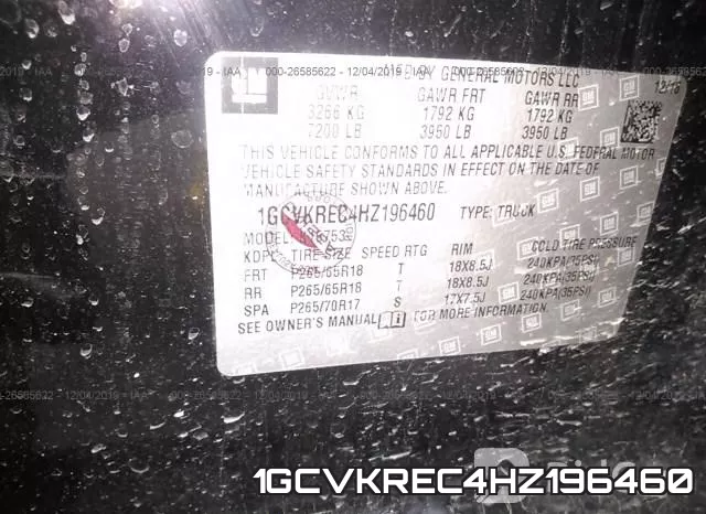 1GCVKREC4HZ196460