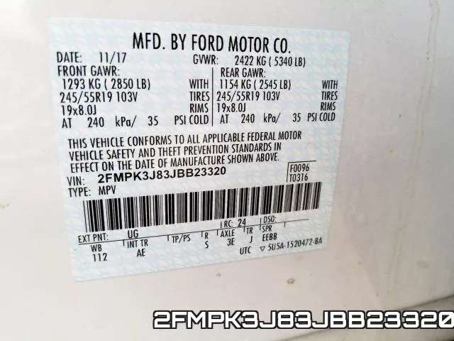 2FMPK3J83JBB23320