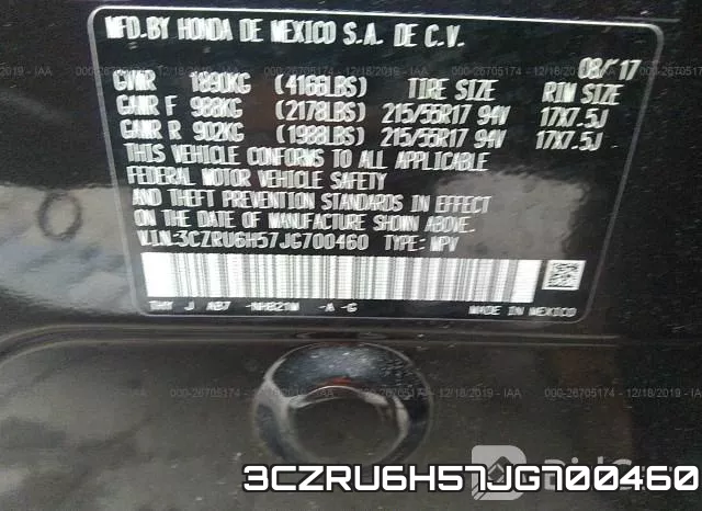 3CZRU6H57JG700460