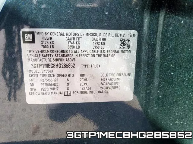 3GTP1MEC8HG285852