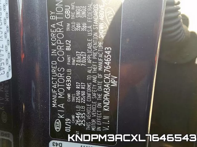 KNDPM3ACXL7646543