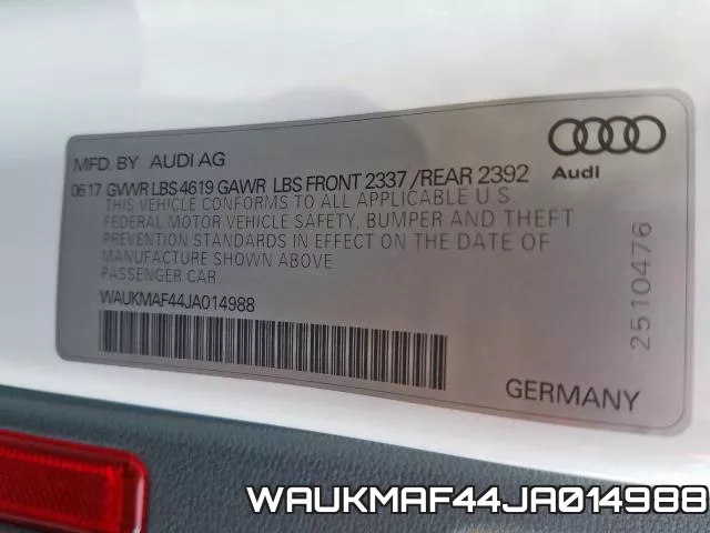 WAUKMAF44JA014988