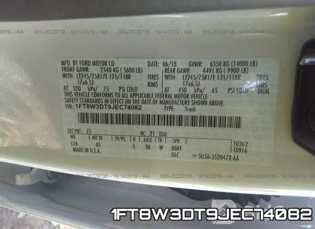 1FT8W3DT9JEC74082