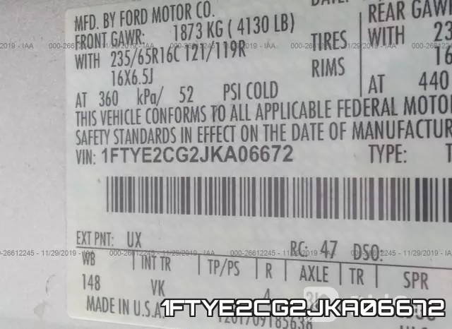 1FTYE2CG2JKA06672