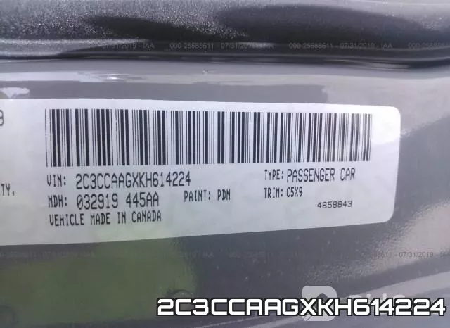 2C3CCAAGXKH614224