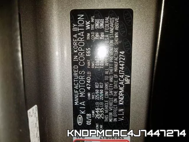 KNDPMCAC4J7447274