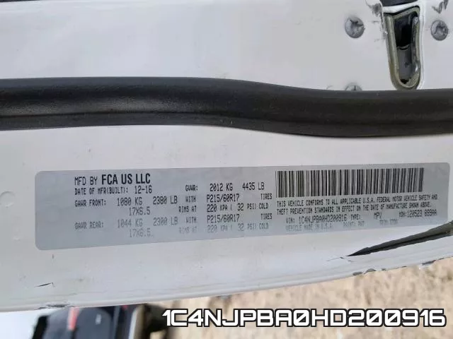 1C4NJPBA0HD200916