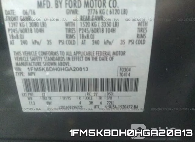 1FM5K8DH0HGA20813