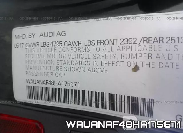 WAUANAF48HA175671