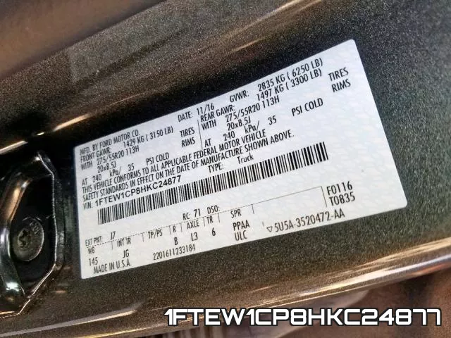 1FTEW1CP8HKC24877