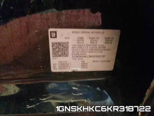 1GNSKHKC6KR318722