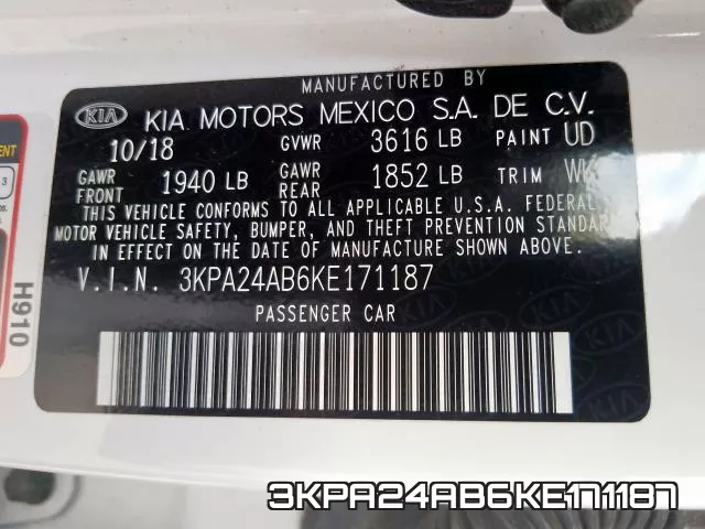 3KPA24AB6KE171187