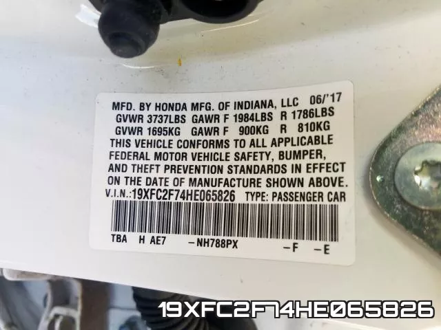19XFC2F74HE065826