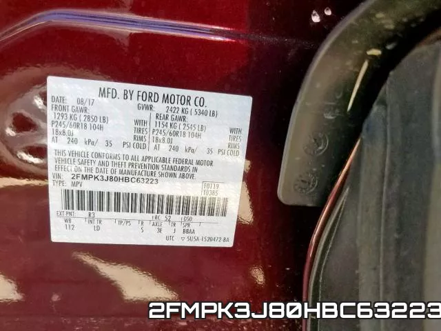 2FMPK3J80HBC63223
