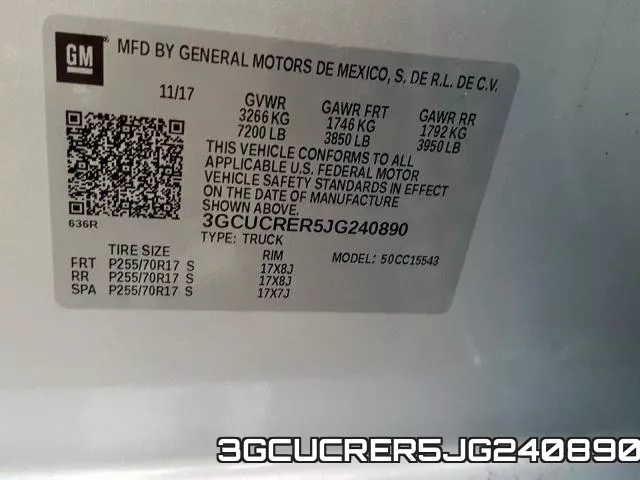 3GCUCRER5JG240890