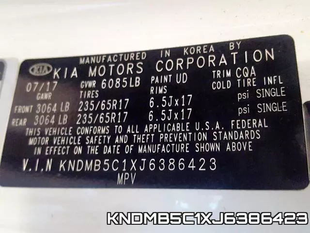 KNDMB5C1XJ6386423
