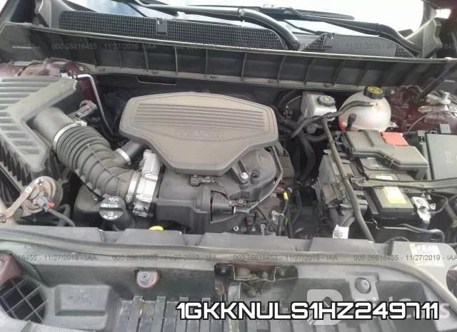 1GKKNULS1HZ249711