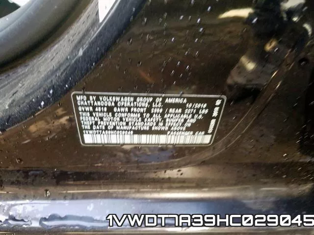 1VWDT7A39HC029045