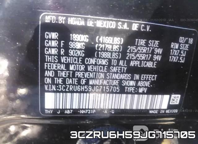 3CZRU6H59JG715705