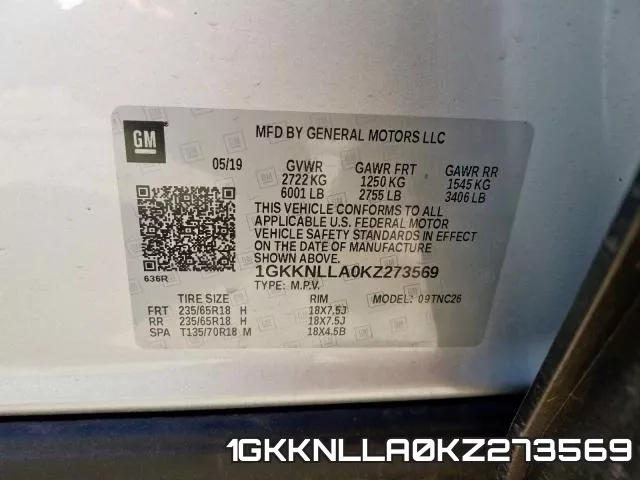 1GKKNLLA0KZ273569