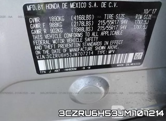 3CZRU6H53JM707214