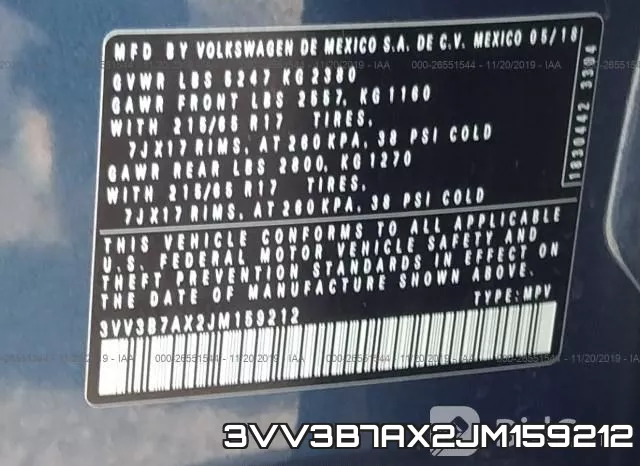 3VV3B7AX2JM159212