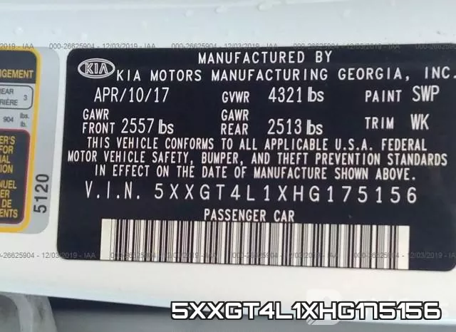 5XXGT4L1XHG175156