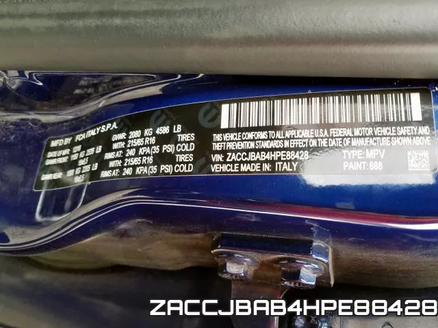 ZACCJBAB4HPE88428