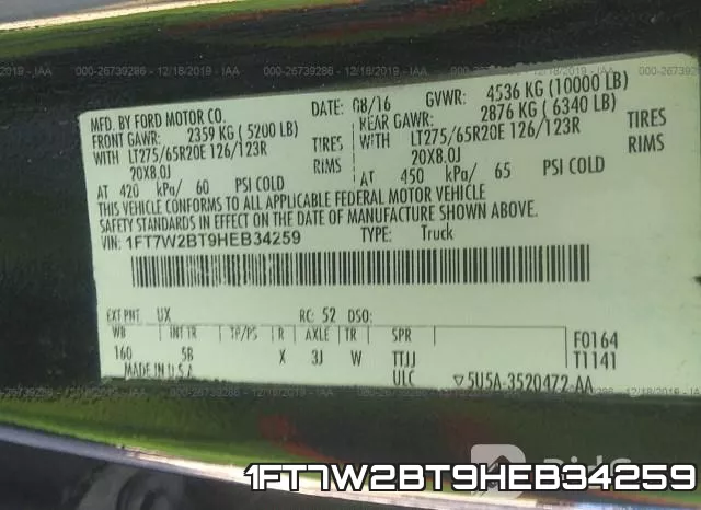 1FT7W2BT9HEB34259