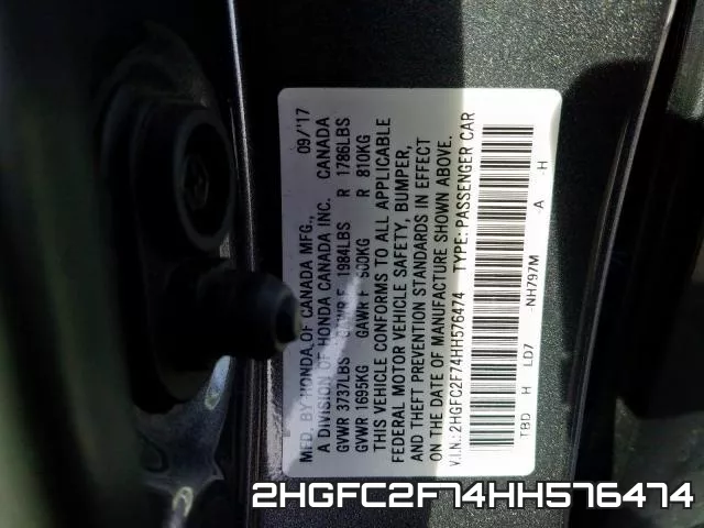 2HGFC2F74HH576474