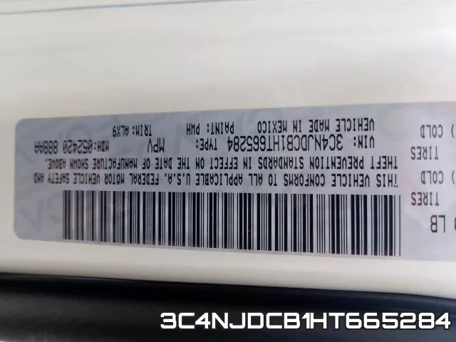 3C4NJDCB1HT665284