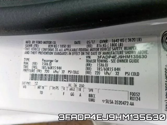 3FADP4EJ9HM135630
