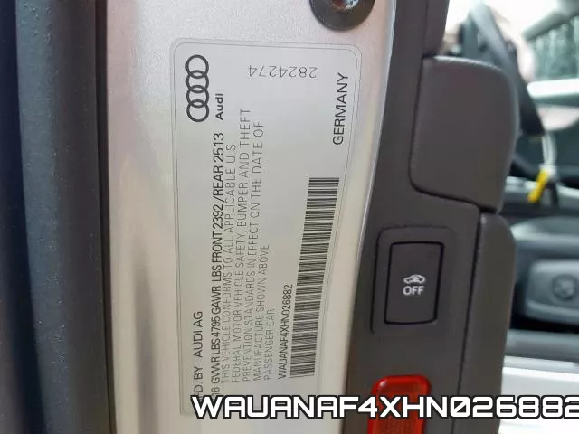 WAUANAF4XHN026882