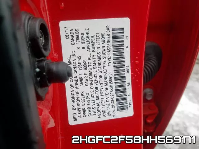 2HGFC2F58HH569171