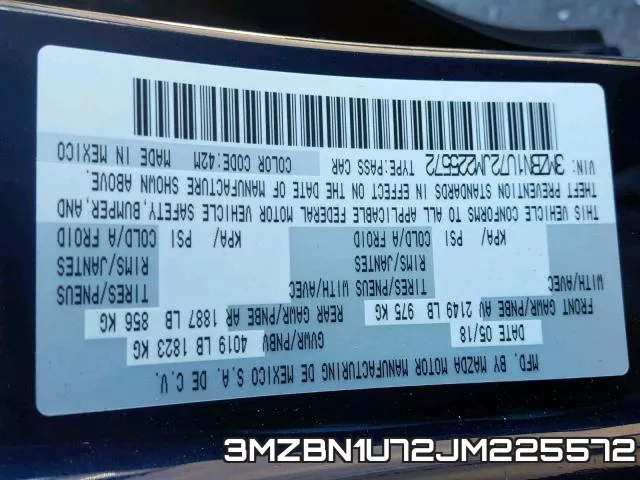 3MZBN1U72JM225572