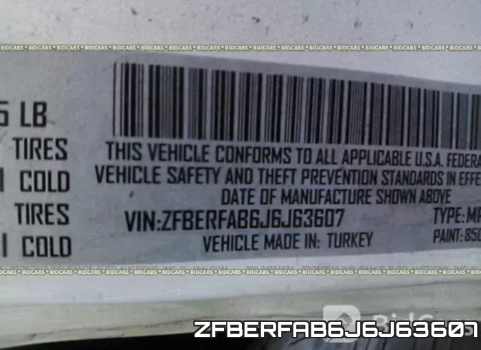 ZFBERFAB6J6J63607