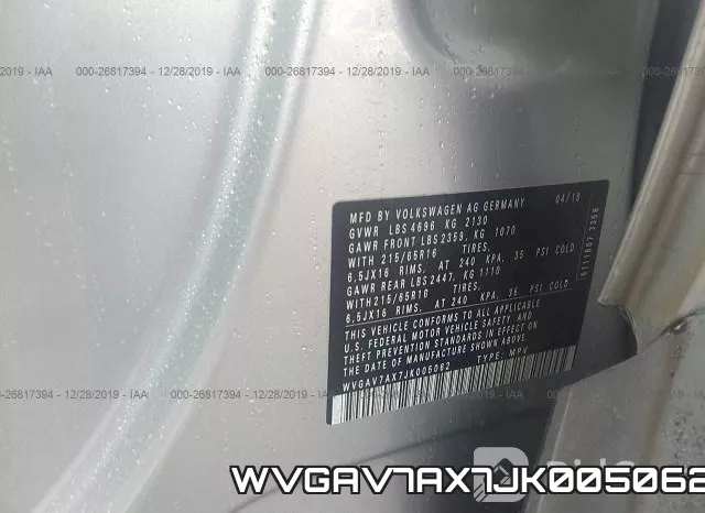 WVGAV7AX7JK005062