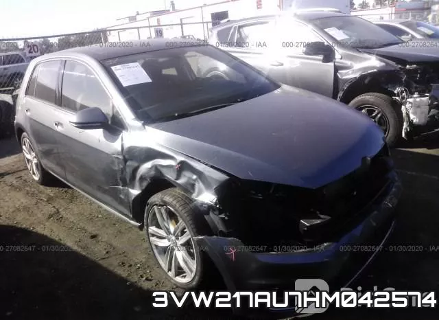 3VW217AU7HM042574