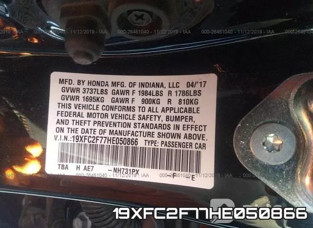19XFC2F77HE050866