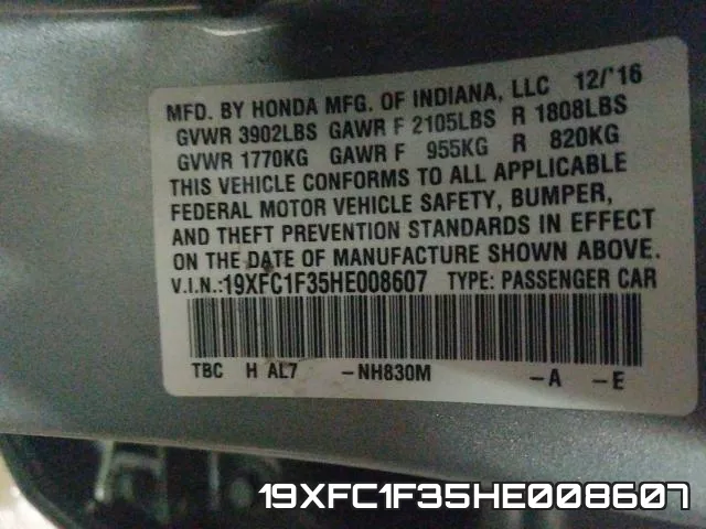19XFC1F35HE008607