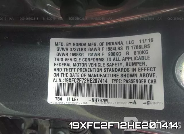 19XFC2F72HE207414