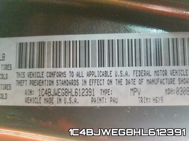 1C4BJWEG8HL612391