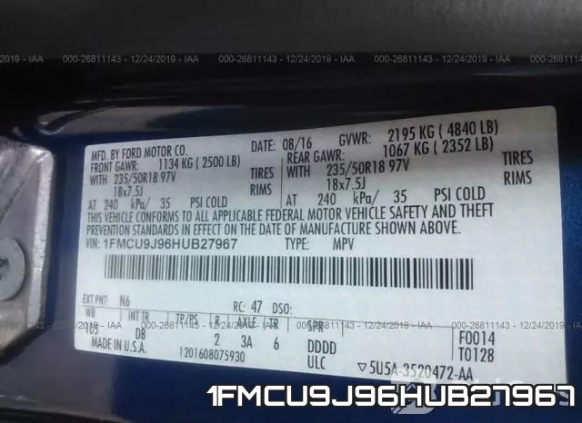 1FMCU9J96HUB27967