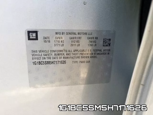 1G1BC5SM5H7171626