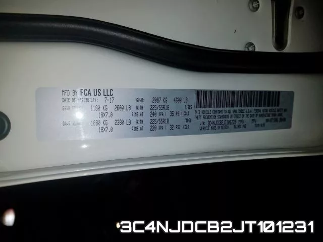 3C4NJDCB2JT101231