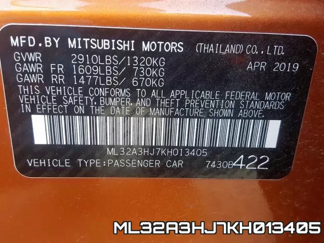 ML32A3HJ7KH013405