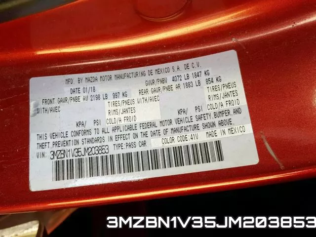 3MZBN1V35JM203853