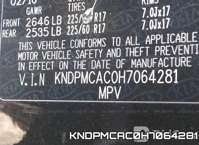 KNDPMCAC0H7064281