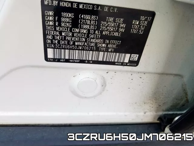 3CZRU6H50JM706215