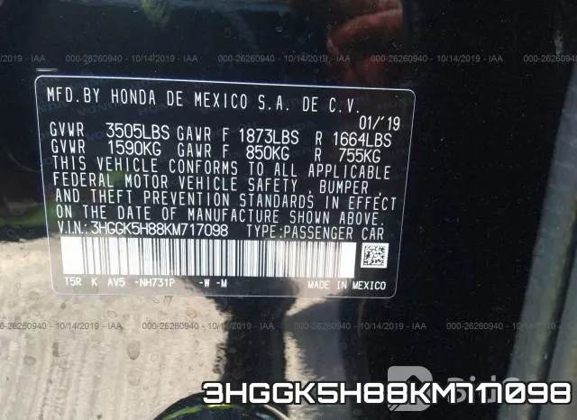 3HGGK5H88KM717098